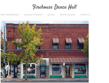 Tablet Screenshot of firehousedancehall.com